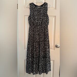 Vanilla Bay Black and White Patterned Dress